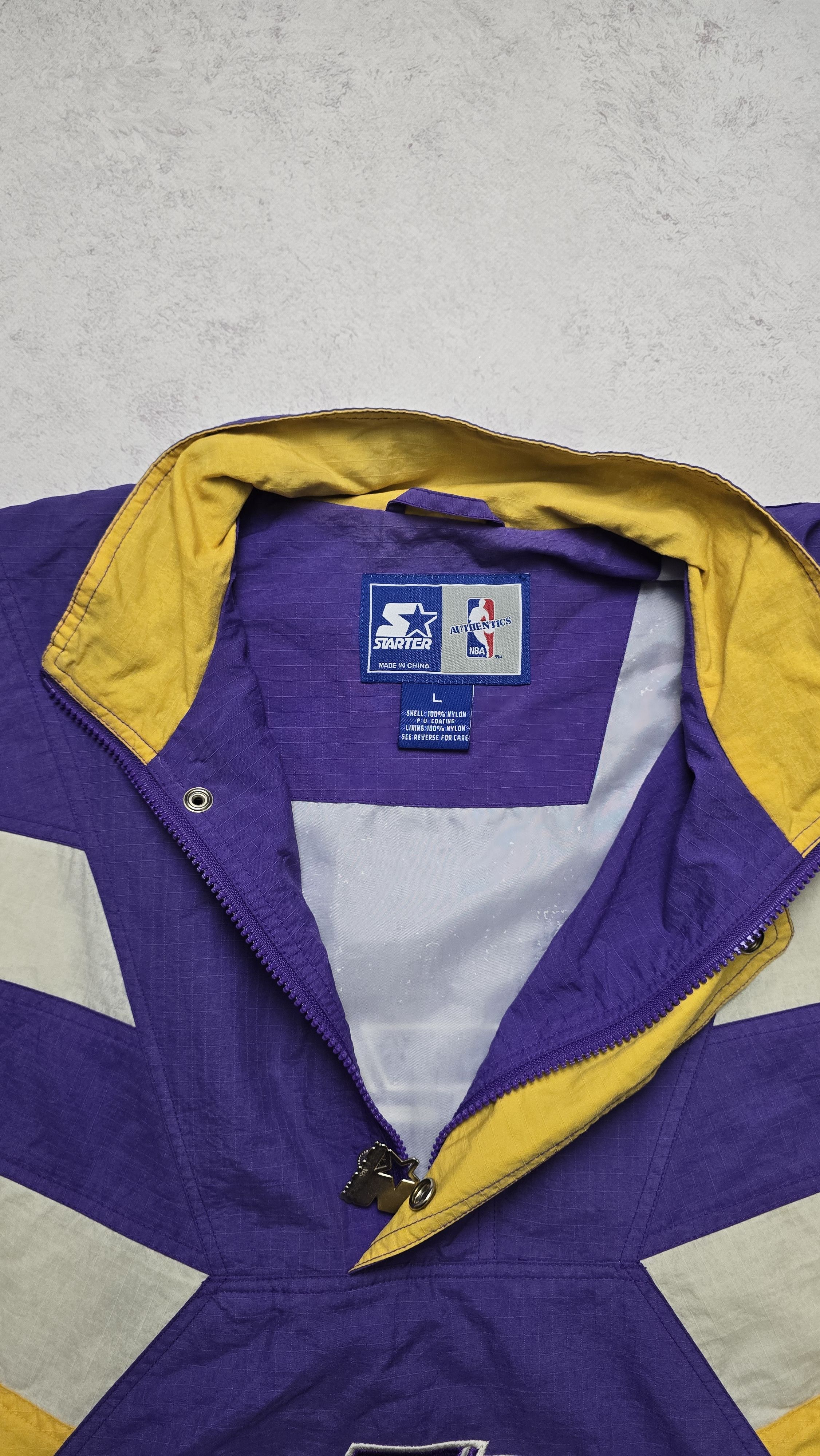 Starter Vintage Utah Jazz Jacket Men's Large Purple Yellow Starter Size US L / EU 52-54 / 3 - 18 Thumbnail