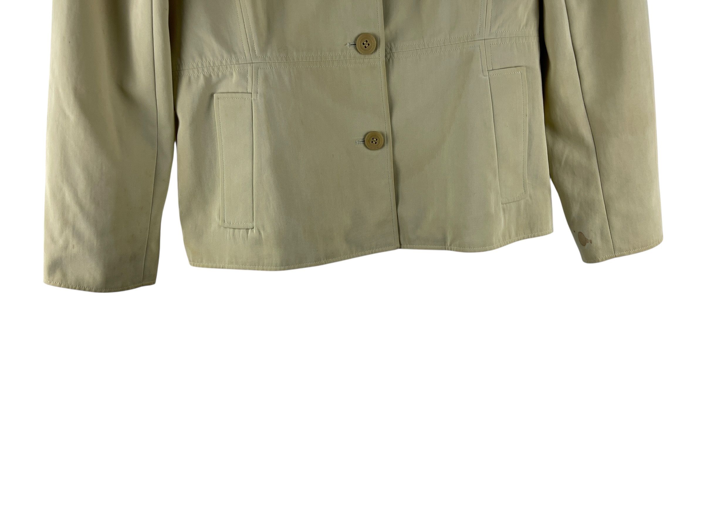 Loewe Vintage LOEWE Tailored Blazer Jacket Cotton Silk Lined Size US XS / EU 42 / 0 - 8 Thumbnail