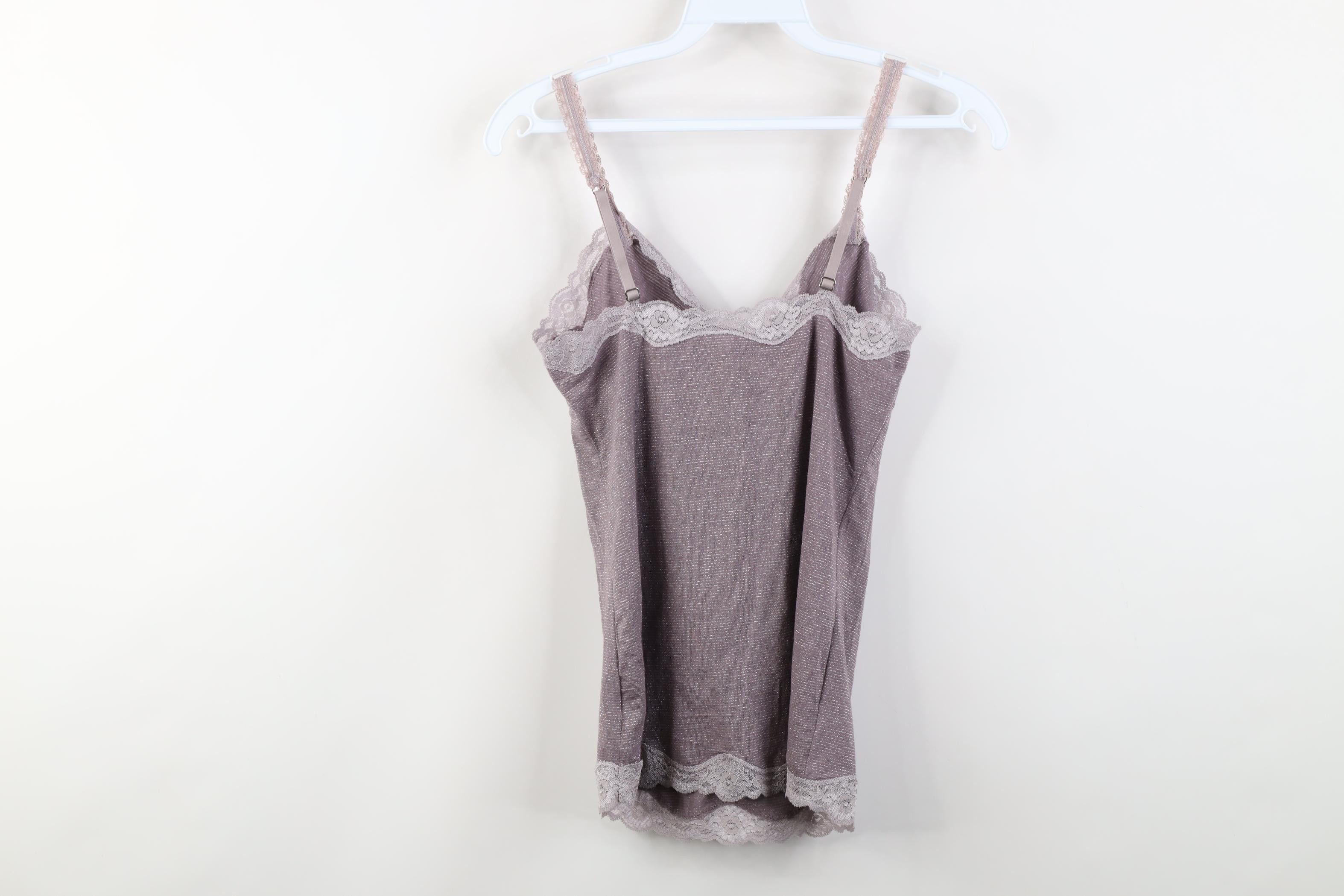 Victoria's Secret Vintage Y2K Victoria's Secret Metallic Lace Tank Top T-Shirt Size S / US 4 / IT 40 - 11 Thumbnail
