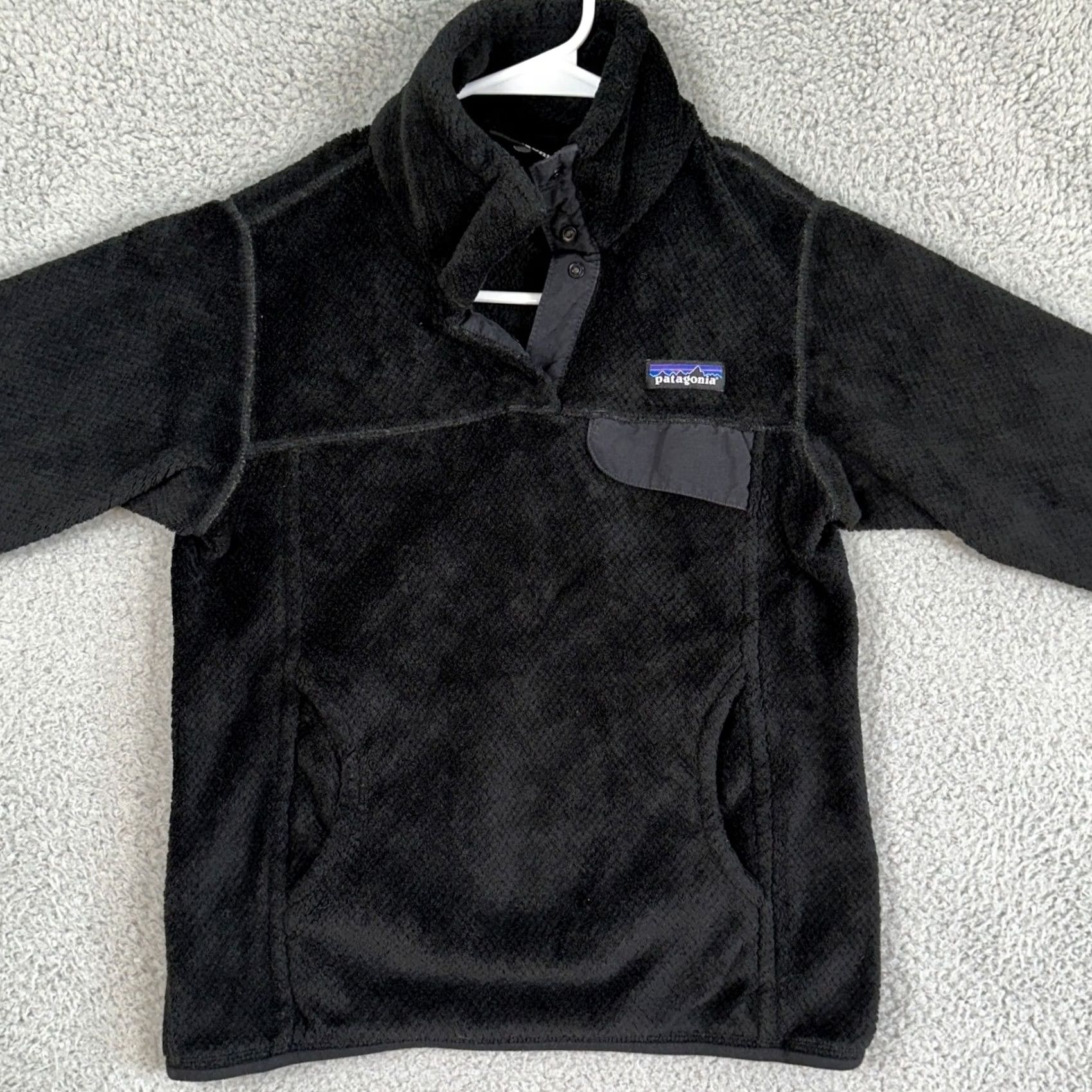 Patagonia Patagonia Sweatshirt Fleece Womens XS Black Snap Long Sleeve Pockets Pullover Size XS / US 0-2 / IT 36-38 - 3 Thumbnail