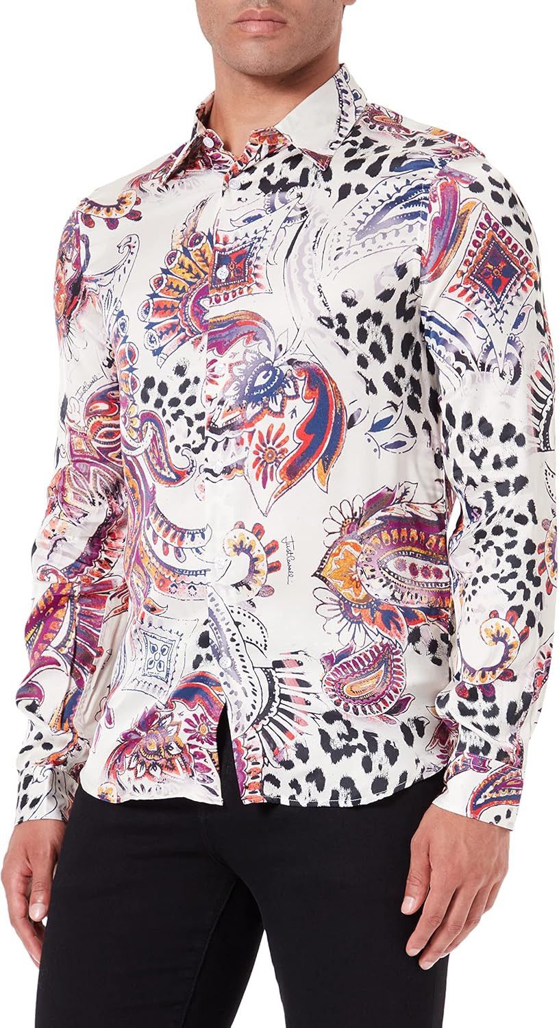 Just Cavalli !DS! AW22 Just Cavalli Paisley Viscose Shirt Size US S / EU 44-46 / 1 - 4 Thumbnail
