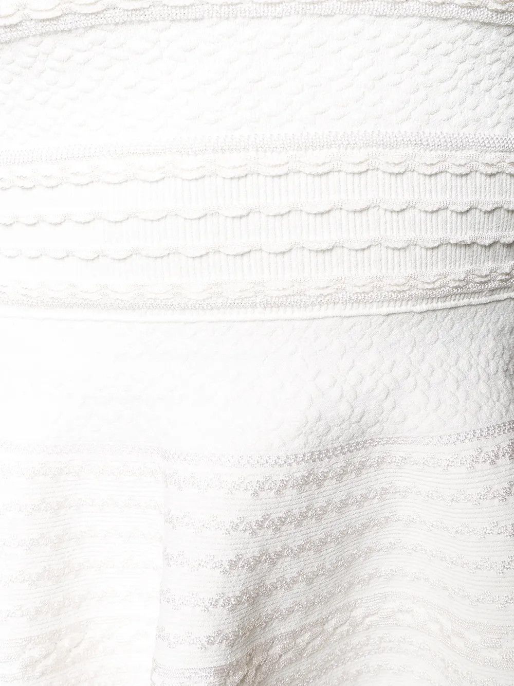 Alexander McQueen o1y0325 Tank Top in White Size S / US 4 / IT 40 - 5 Thumbnail