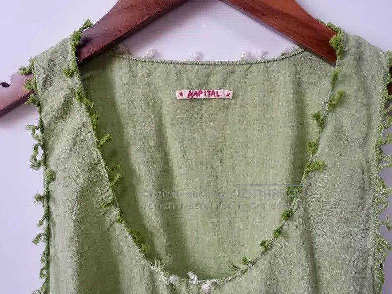 Kapital Kapital Green spike vest + sleeve Size US M / EU 48-50 / 2 - 3 Thumbnail