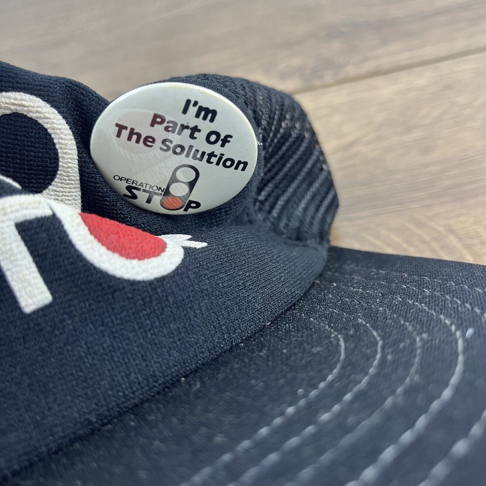 Other Operation Stop Snapback Hat Black Adjustable Hat Black Adult Size ONE SIZE - 9 Thumbnail
