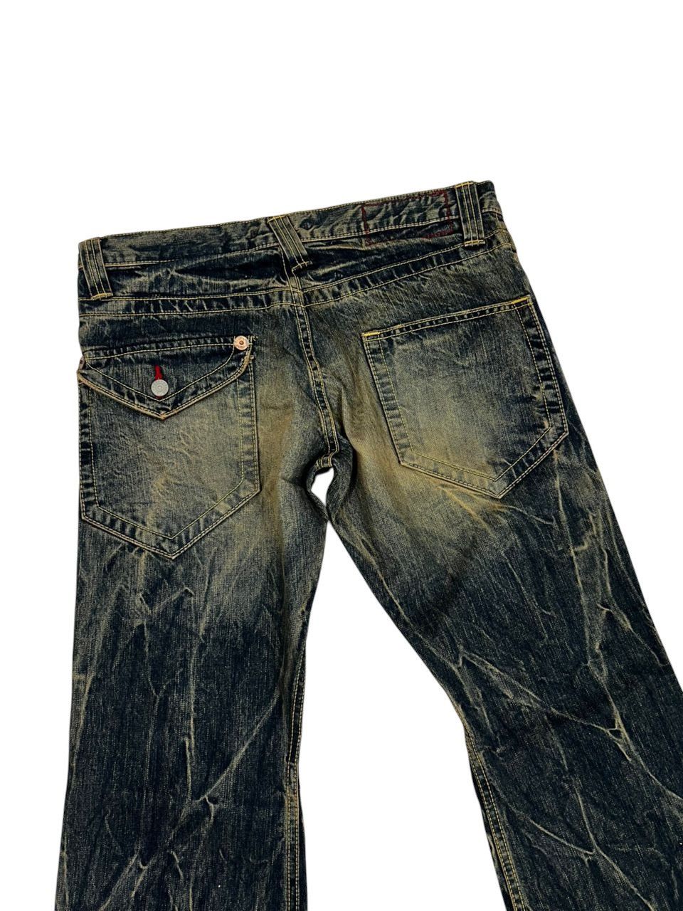 GOSTAR DE FUGA Vintage Blue Way Bootcut Denim Flare Wild Denim Size US 33 - 4 Thumbnail