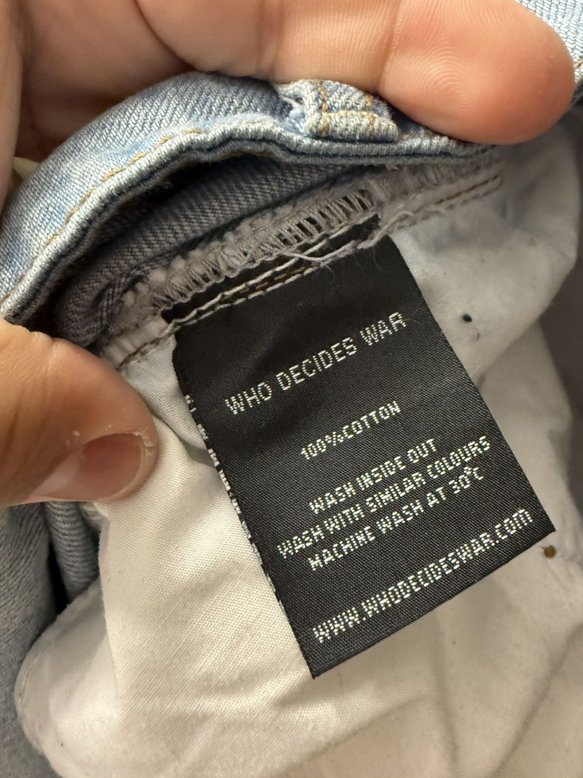 Who Decides War Who Decides War Notre Dame Fusion Denim Sky Size 34 Size US 34 / EU 50 - 12 Thumbnail