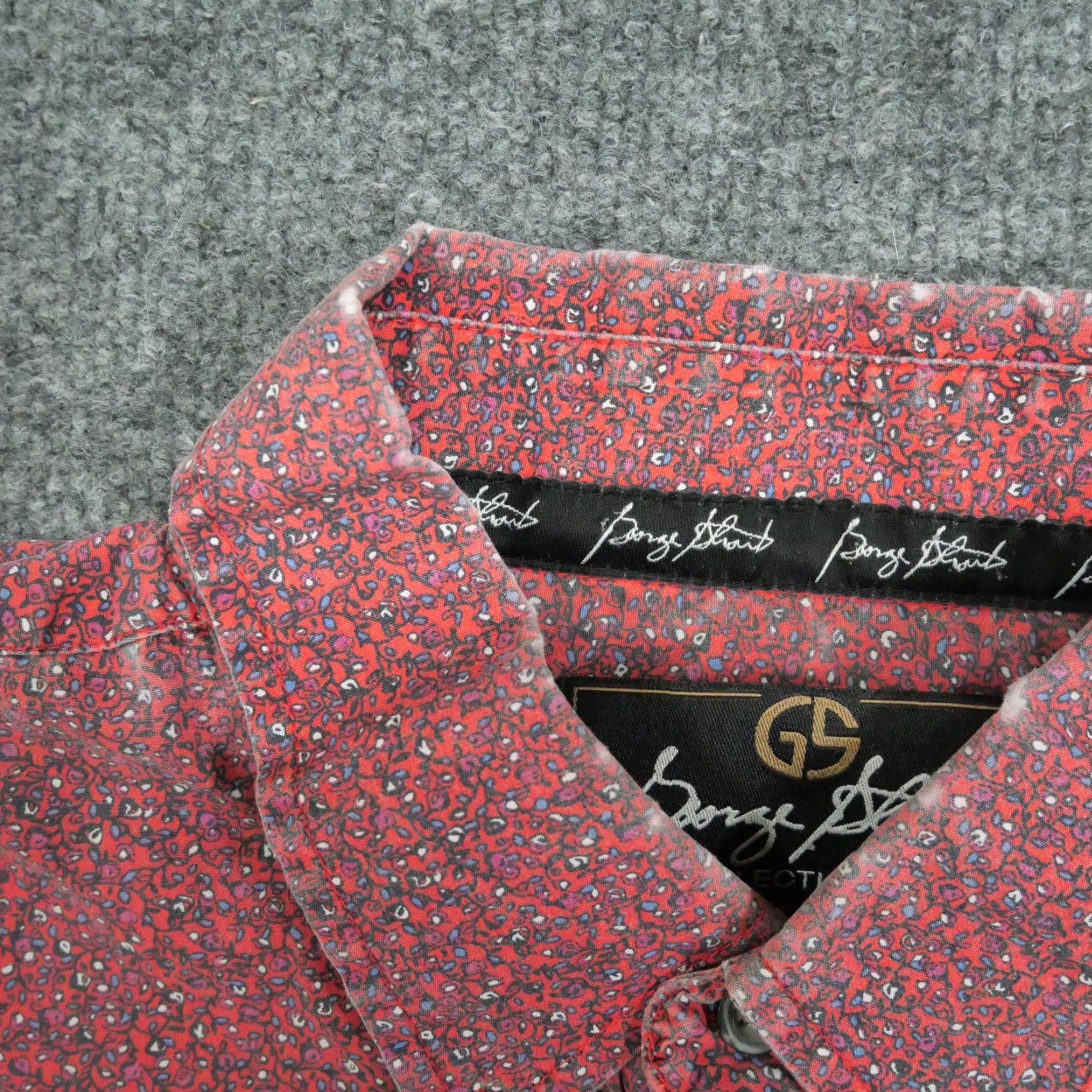 Wrangler VINTAGE Wrangler Shirt Mens 2XL Red Button Up Floral George Strait 90s Country Western Mens Shirt Size US XXL / EU 58 / 5 - 5 Thumbnail
