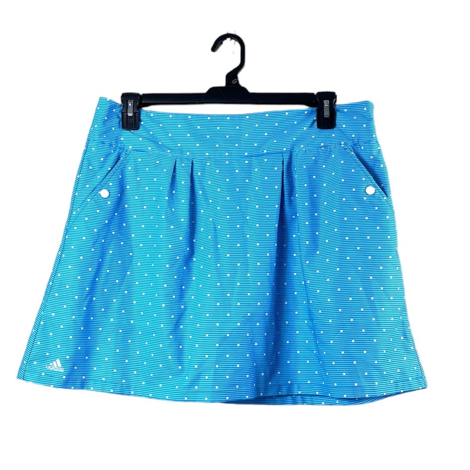 Adidas Women's Polka Dot Blue Clima-Cool Skort 12 Size 34" / US 12 / IT 48 - 1 Thumbnail
