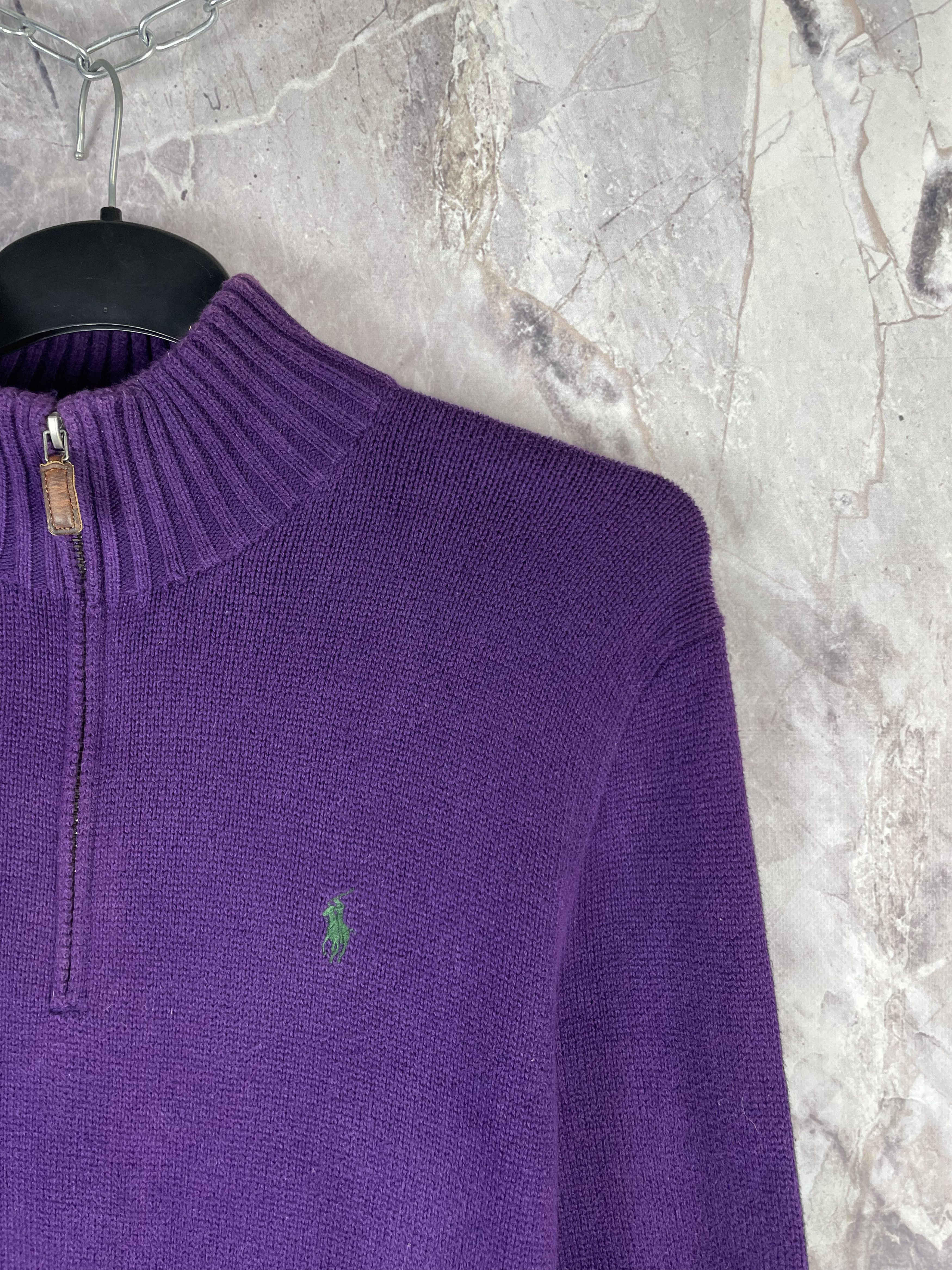 Polo Ralph Lauren Vintage Polo Ralph Lauren 1/4 Zip Knit Sweater Old Money Size US M / EU 48-50 / 2 - 3 Thumbnail