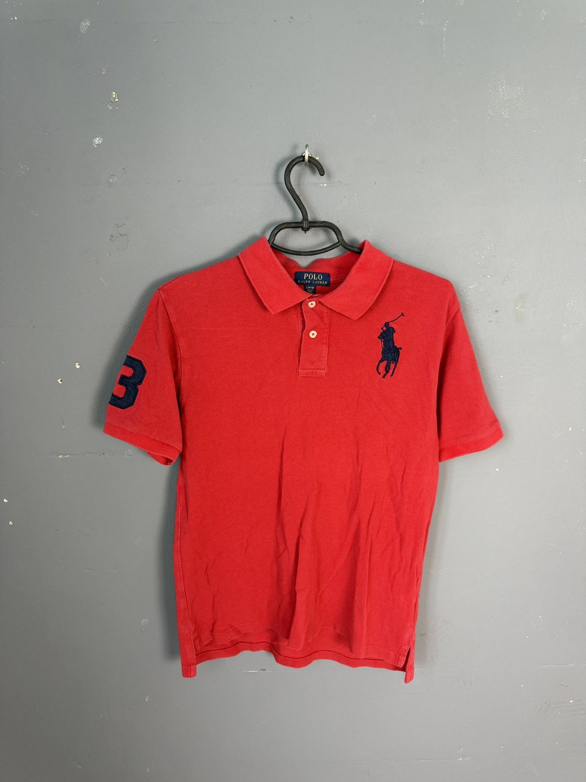 Polo Ralph Lauren Vintage big pony red polo Ralph Lauren tee Size US S / EU 44-46 / 1 - 1 Thumbnail