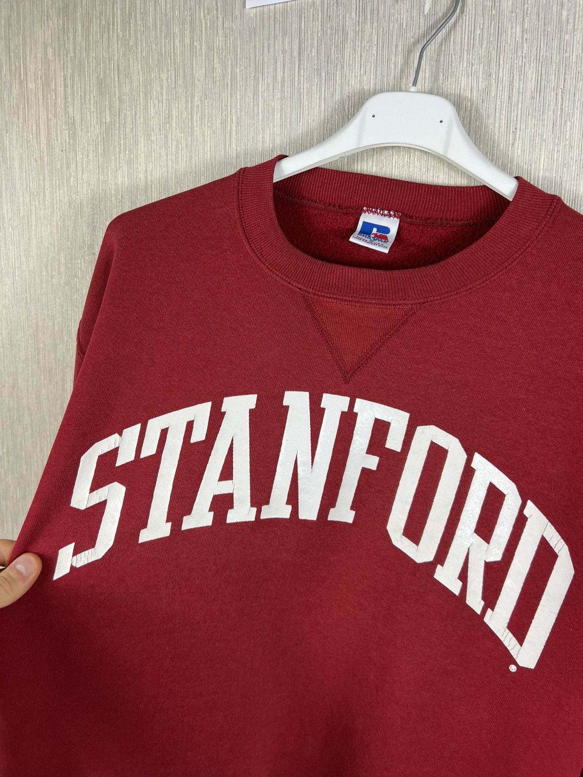 Russell Athletic Vintage Russell Atletic college spellout stanford crewneck Size US M / EU 48-50 / 2 - 18 Thumbnail