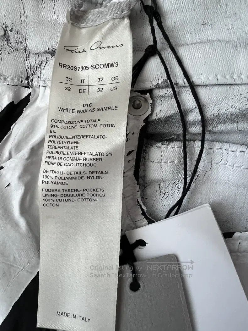 Rick Owens Rick Owens SS20 Show Patchwork Wax Jeans Size US 32 / EU 48 - 4 Thumbnail