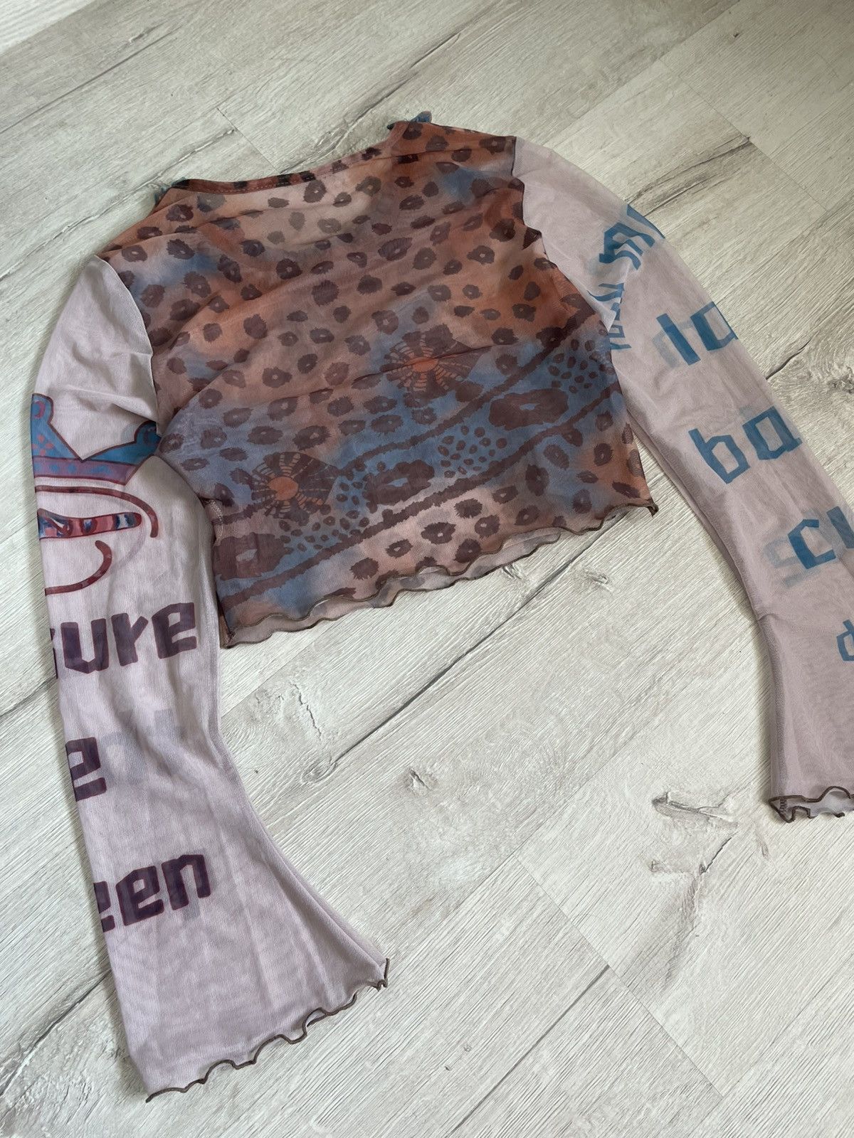 Hysteric Glamour Rare Vintage Mesh Top Leopard Jean Paul Gaultier Style Y2k Size S / US 4 / IT 40 - 6 Thumbnail