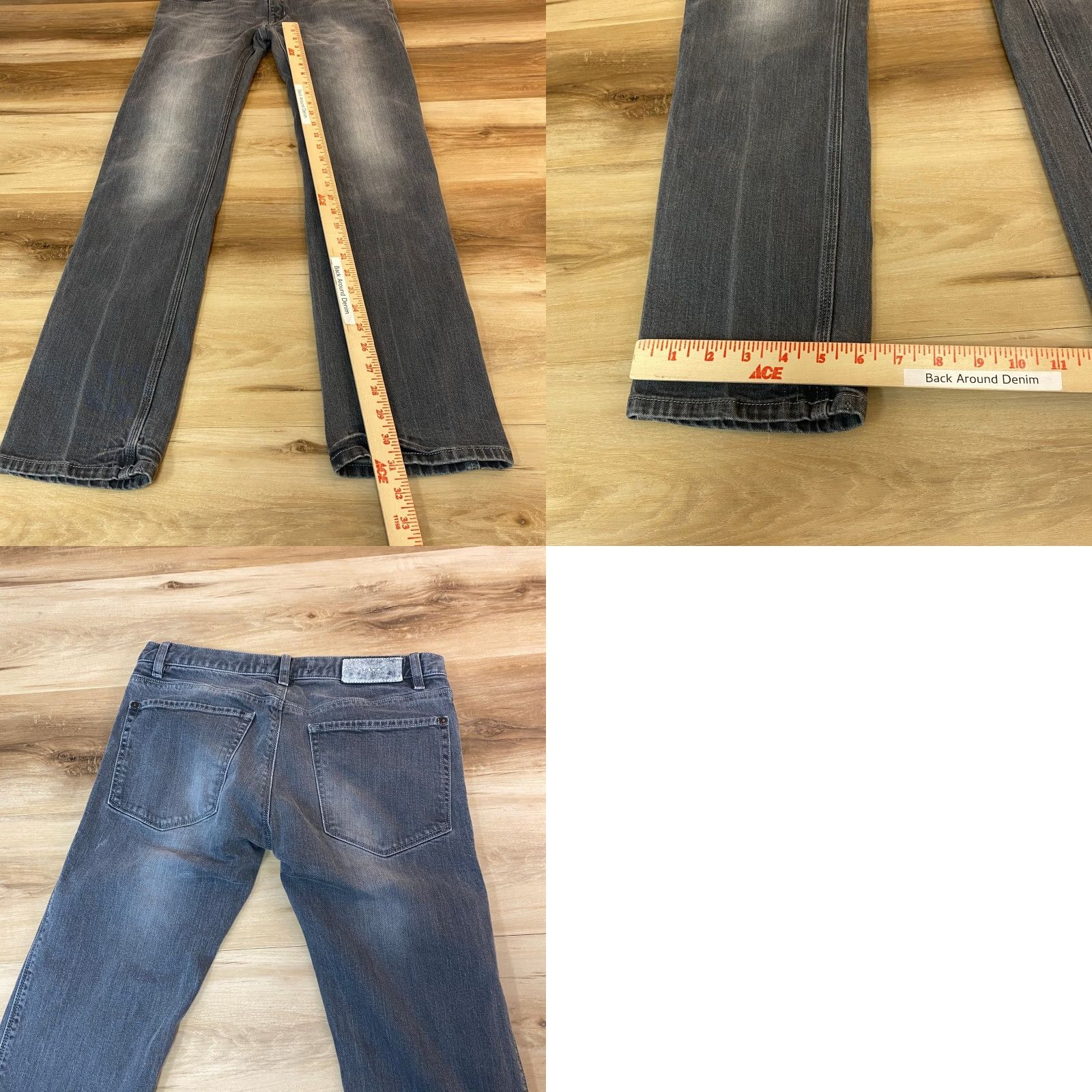 Hugo Boss Hugo Boss Mens Jeans Straight Grey Wash 30x32 Stretch Denim Regular Waist 30 Inseam 32 Logo 5-Pocket Size US 30 / EU 46 - 8 Thumbnail