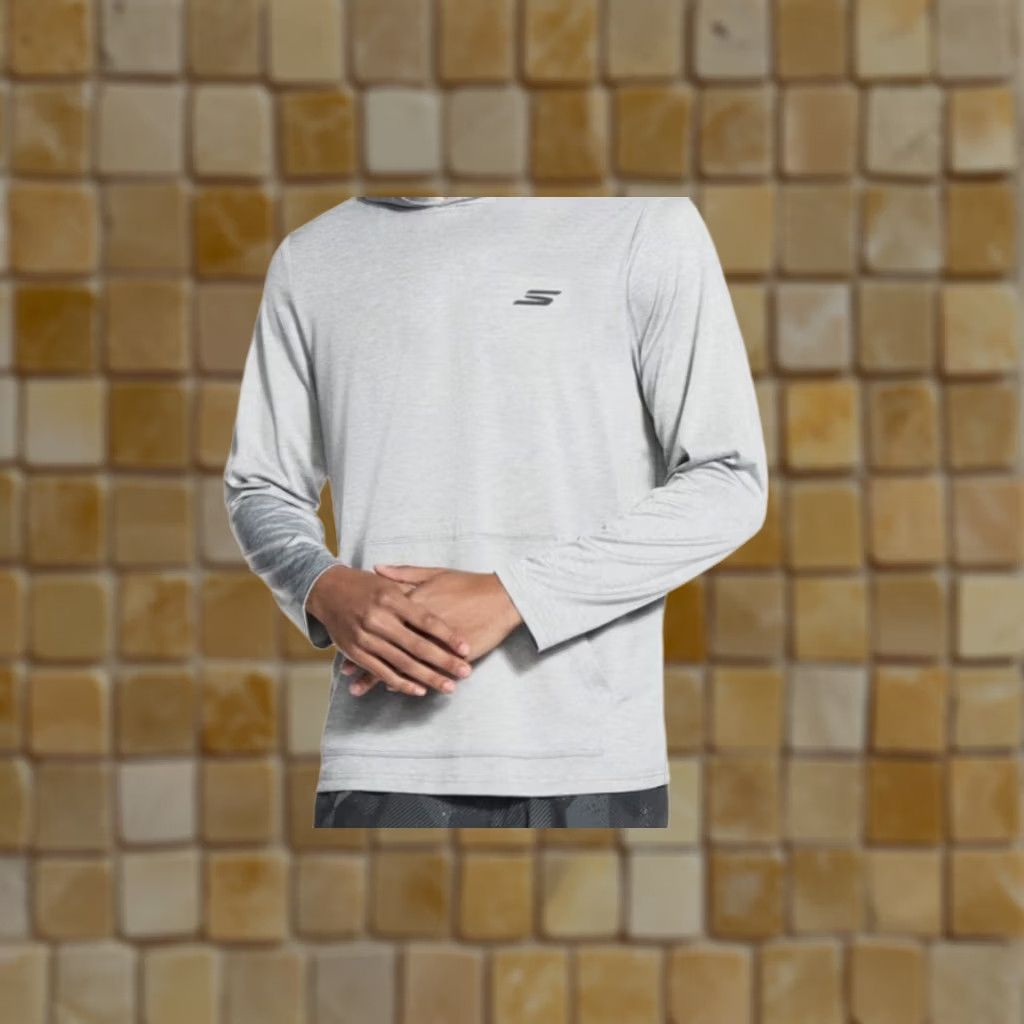 SKECHERS SKECHERS Go Knit Pique Pullover Hoodie Sweatshirt Gray M Mens Size US M / EU 48-50 / 2 - 1 Preview