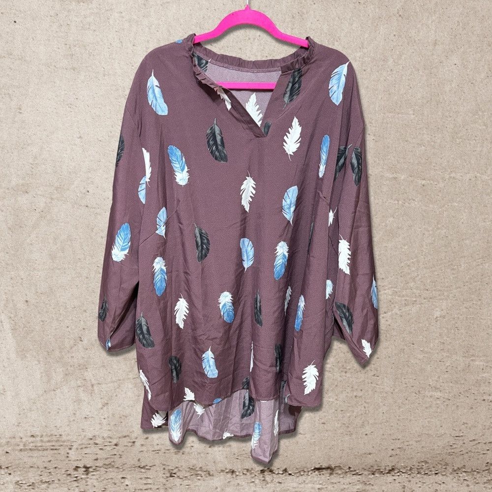 Other Jersey feather Top Size 4XL / US 24-26 - 1 Thumbnail