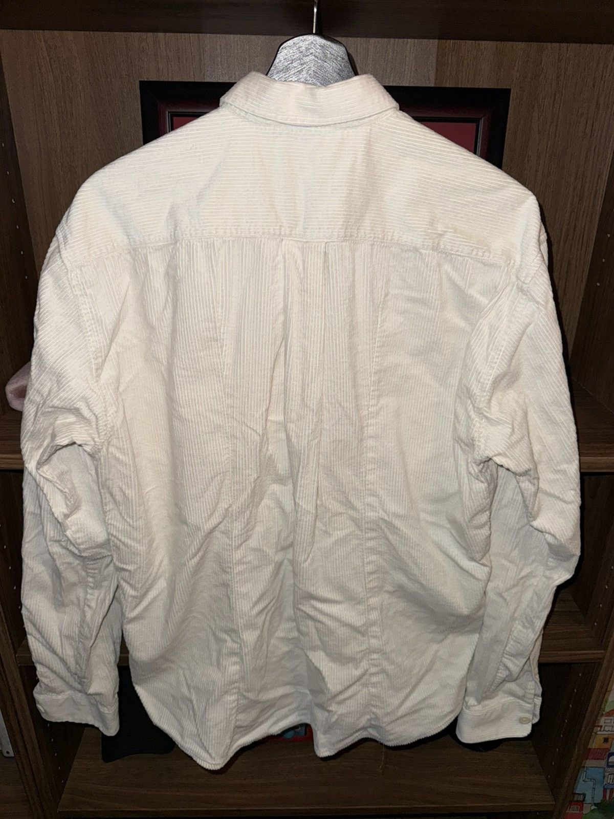 Schnaydermans Schnayderman’s White Corduroy Shirt Size US S / EU 44-46 / 1 - 2 Thumbnail