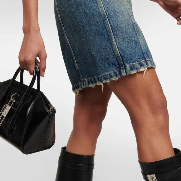 Givenchy GIVENCHY Denim Mini Dress - MILITARY BLUE - NEW WITH TAGS Size M / US 6-8 / IT 42-44 - 7 Thumbnail