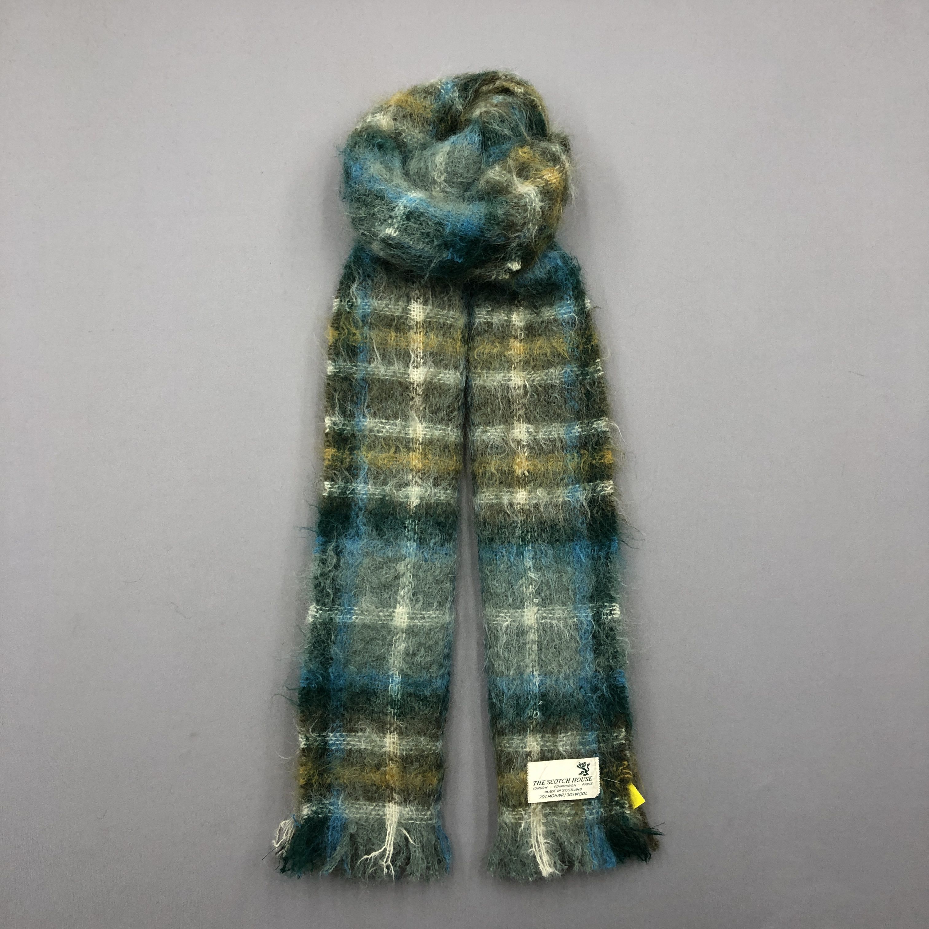 Vintage Vintage The Scotch House Scarf Muffler Wool Mohair Scarves Size ONE SIZE - 1 Thumbnail
