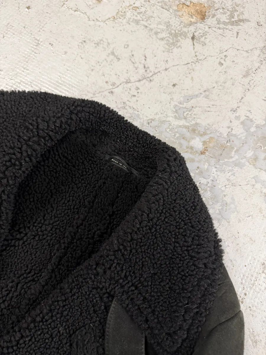 Gucci AW2004 Gucci Black Faded Shearling Leather Jacket by Tom Ford Size US L / EU 52-54 / 3 - 10 Thumbnail