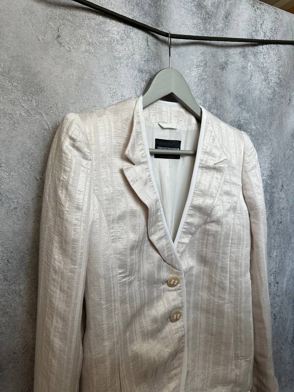 Emporio Armani RRP $900 Emporio Armani Fitted Single-Breasted Blazer Size M / US 6-8 / IT 42-44 - 4 Thumbnail