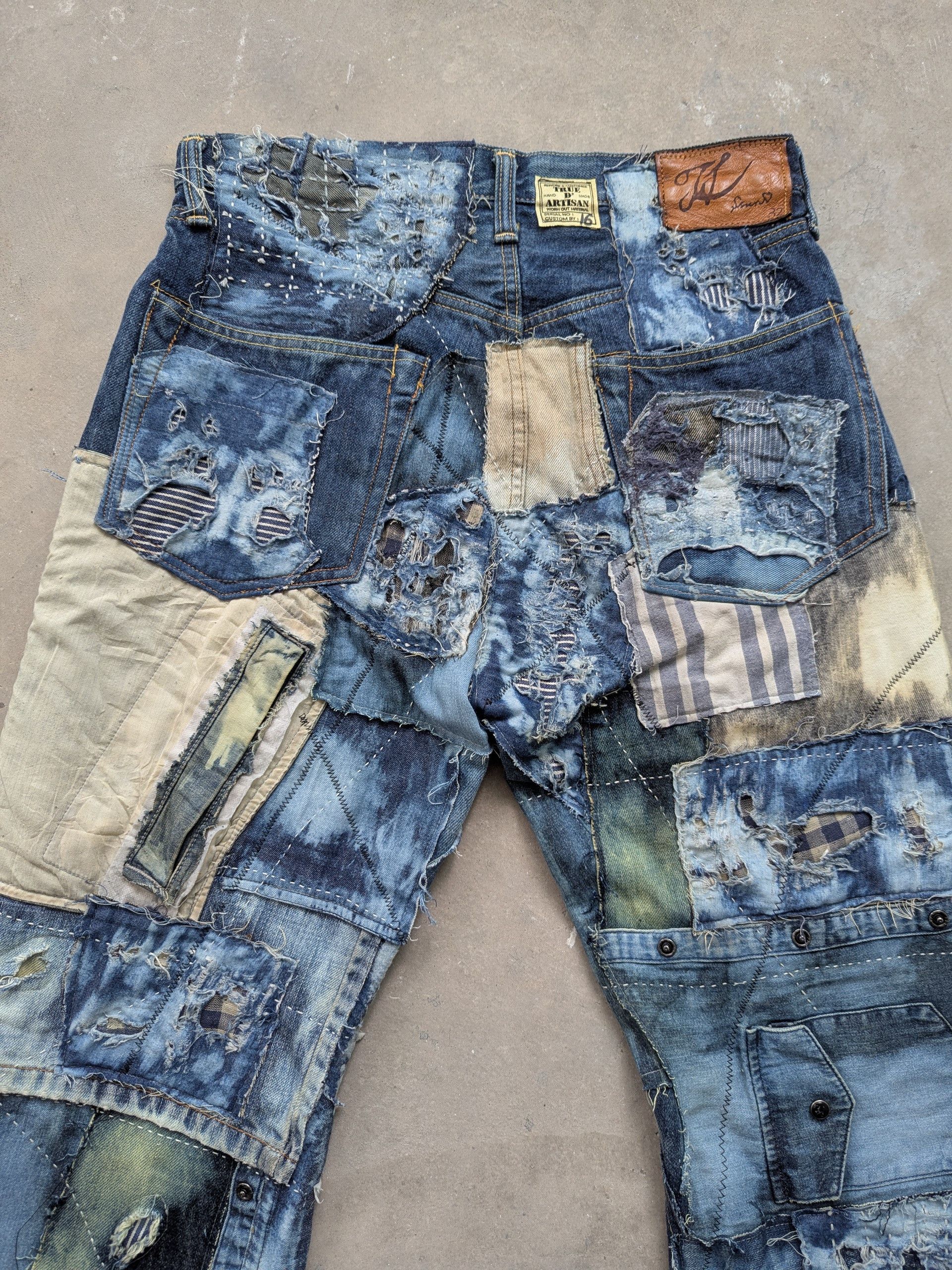 Japanese Brand × Kapital × Kapital Kountry NEED GONE ❌ Kapital Kountry Boro Reconstructed Patchwork Size US 31 - 14 Thumbnail