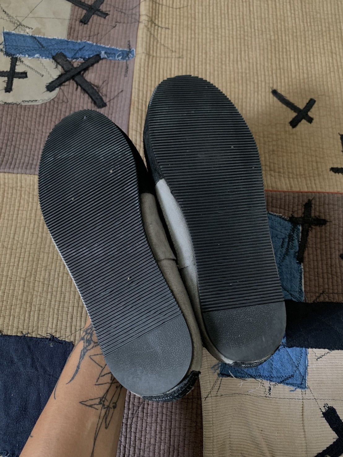 Number (N)ine Rare🔥 AW2013 Number(N)ine x UBIQ High-Top Suede Sneakers Size US 10 / EU 43 - 7 Thumbnail