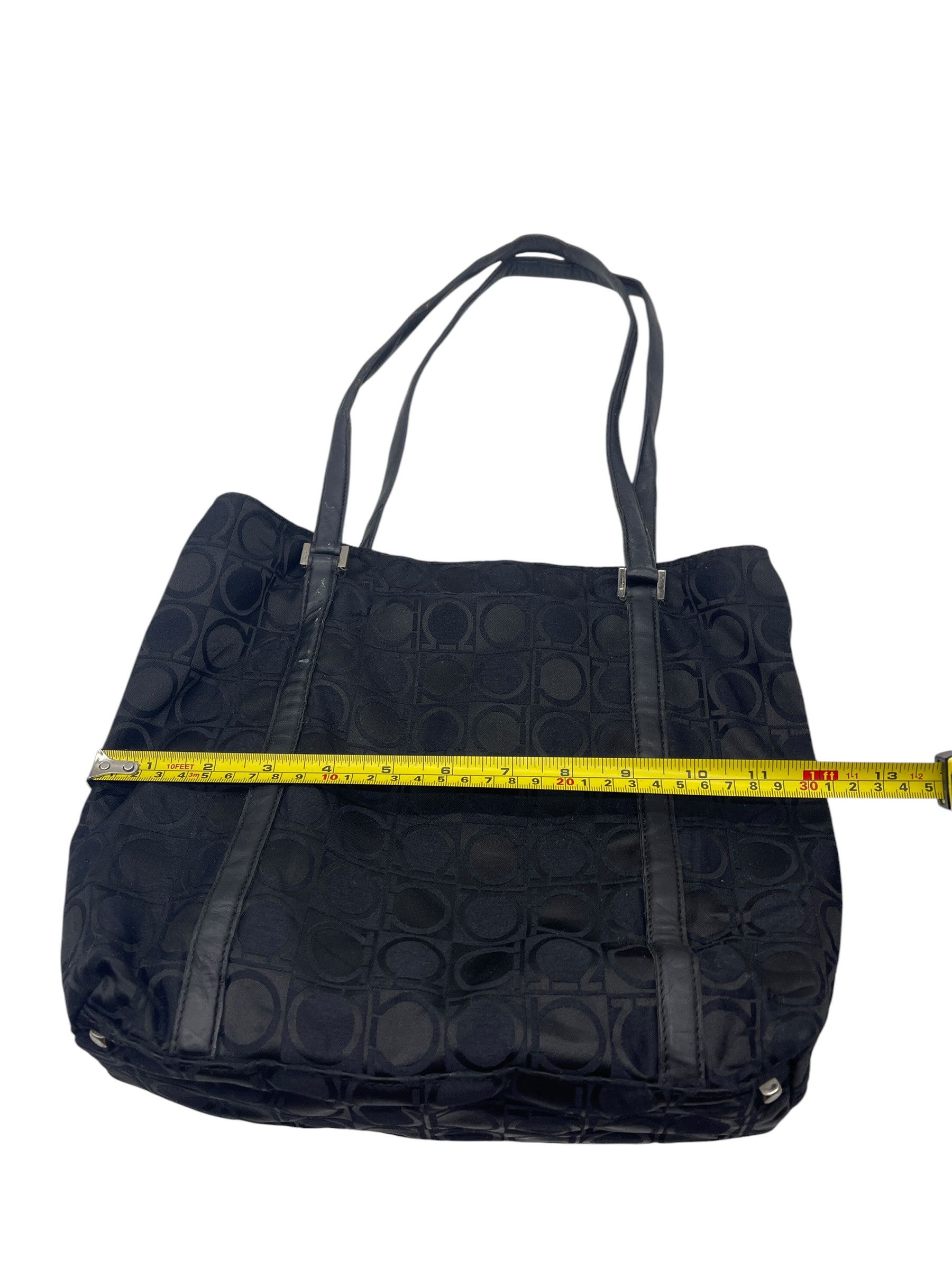 Salvatore Ferragamo Vintage Salvatore Ferragamo Gancini Monogram Nylon Tote Bag Size ONE SIZE - 14 Thumbnail