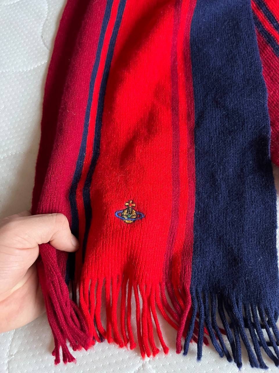 Vivienne Westwood Vintage Vivienne Westwood Striped Muffler Scarf Luxury 2000s Size ONE SIZE - 2 Thumbnail