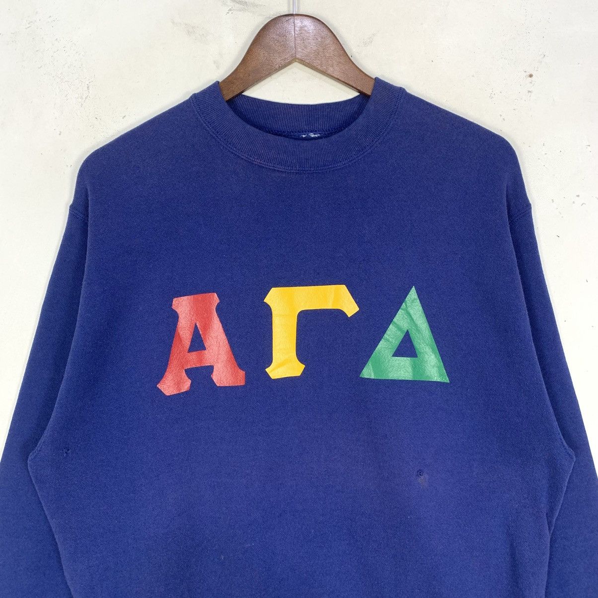 Vintage Vintage Greek Letter Alpha Gamma Delta StreetWear Sweatshirt Size US L / EU 52-54 / 3 - 2 Thumbnail
