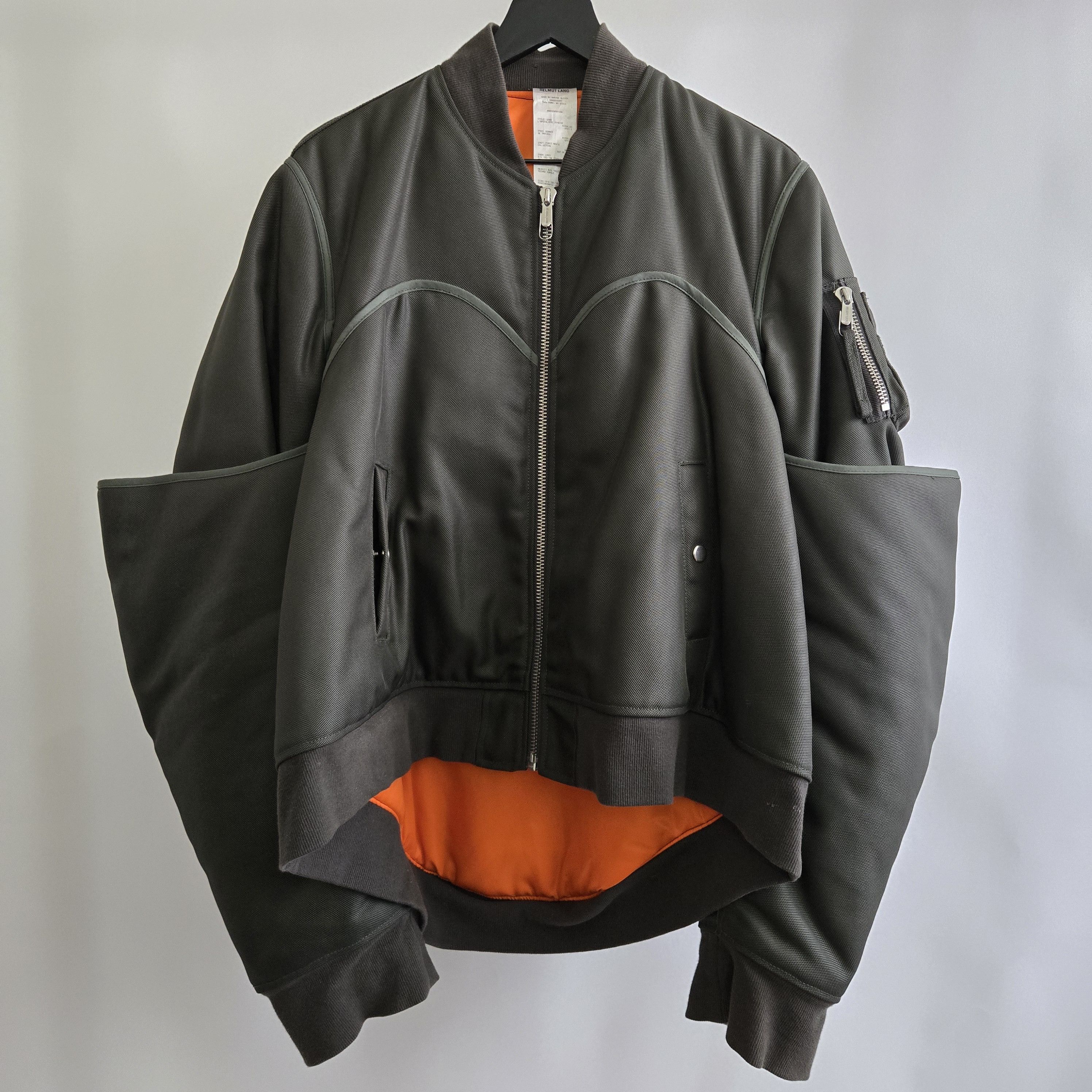 Helmut Lang 4 arm bomber jacket Size US L / EU 52-54 / 3 - 1 Thumbnail
