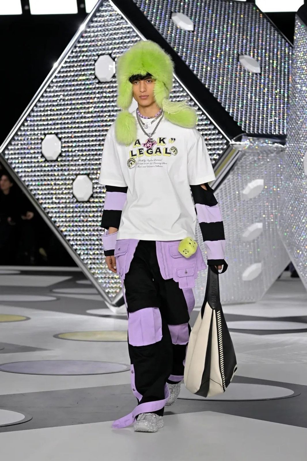 Off-White White Ask Legal Arrows Oversized Skate T-Shirt Size US XS / EU 42 / 0 - 6 Thumbnail