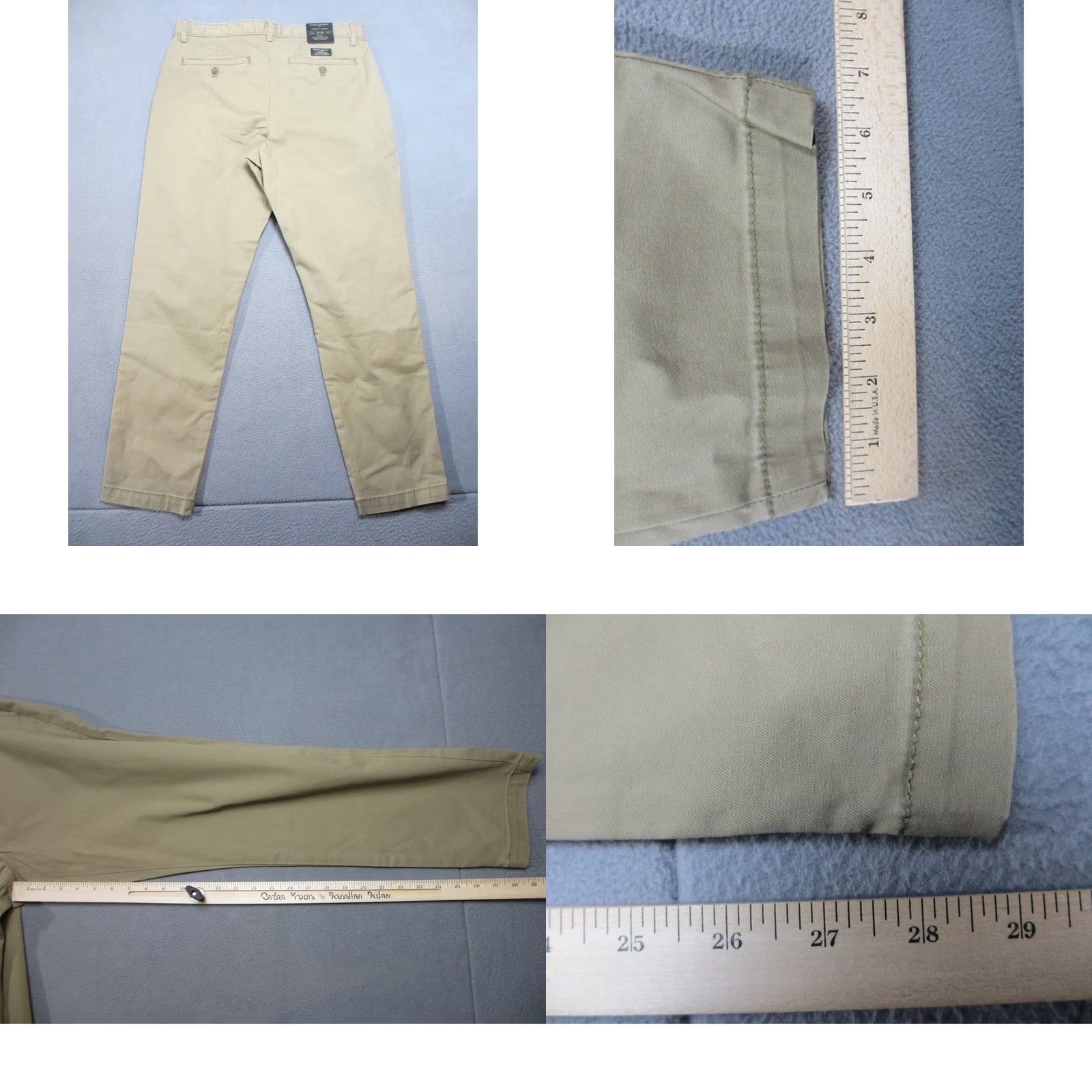 Banana Republic Banana Republic Pants Mens 31X30 Brown Acorn Stretch Athletic Lived-in Chino Size US 31 - 8 Thumbnail