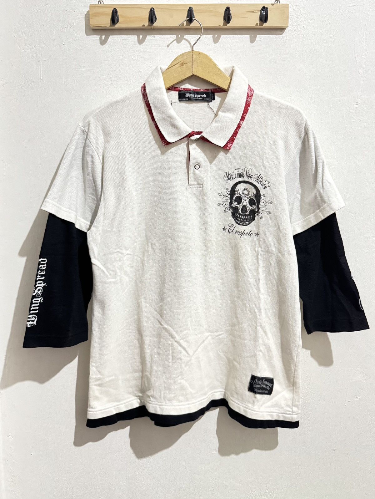 Hysteric Glamour Y2k Ming Spread skull double layer ifsixwasnine longsleeve Size US M / EU 48-50 / 2 - 2 Thumbnail