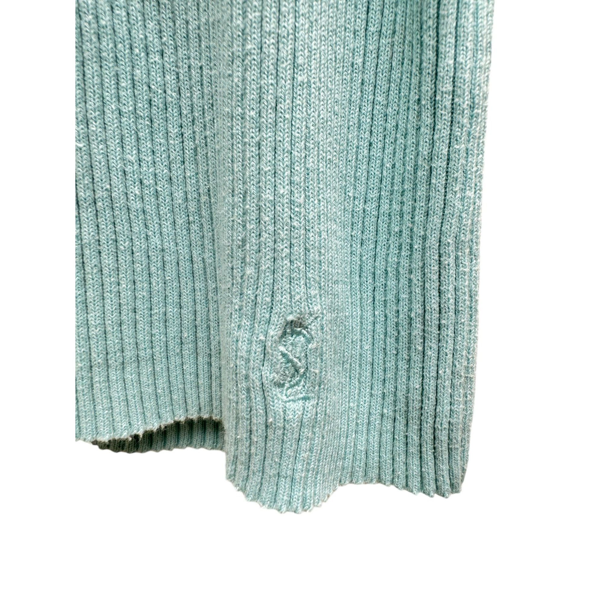 Yves Saint Laurent Babyblue knitted top Size M / US 6-8 / IT 42-44 - 2 Thumbnail