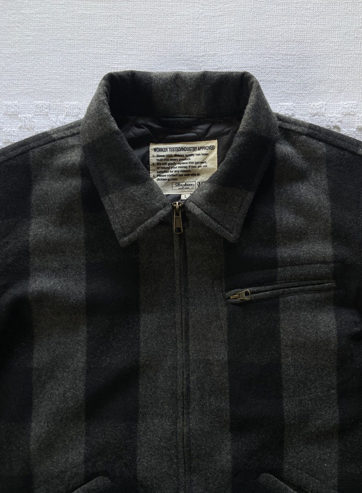 Dickies Dickies Checkered Lined Zip Up Jacket ( 4 Pockets ) Size US M / EU 48-50 / 2 - 3 Thumbnail