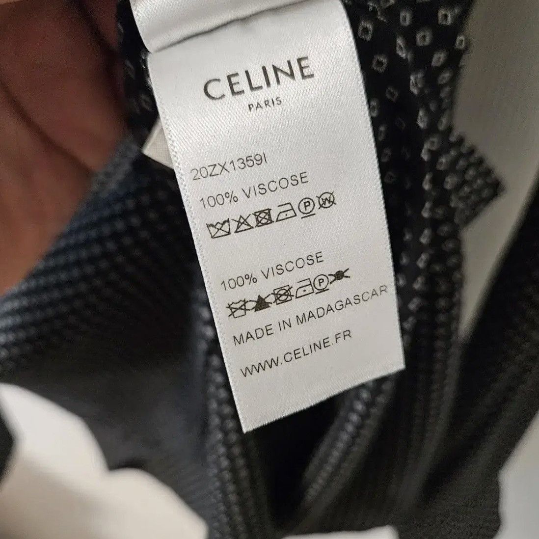 Celine Celine Hedi Slimane Square Dot Viscose Shirts Size US S / EU 44-46 / 1 - 6 Thumbnail