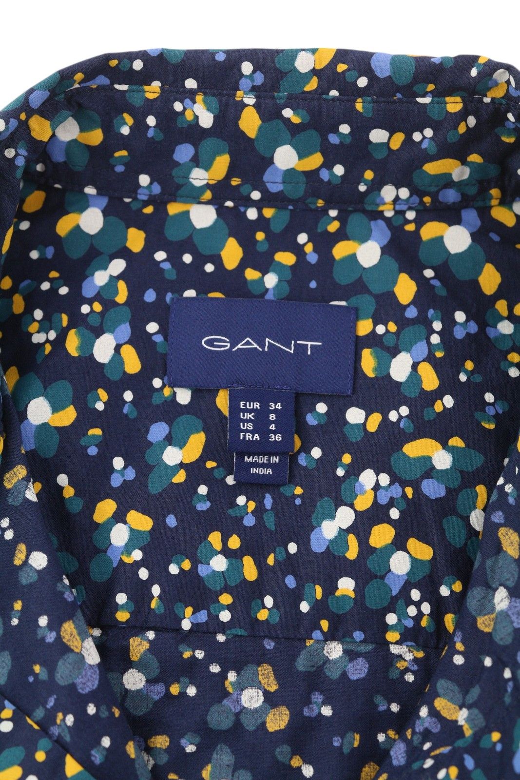Gant LURE FLORAL EU34 Blue Colourful Button-Up Shirt 85148 Size XS / US 0-2 / IT 36-38 - 6 Thumbnail