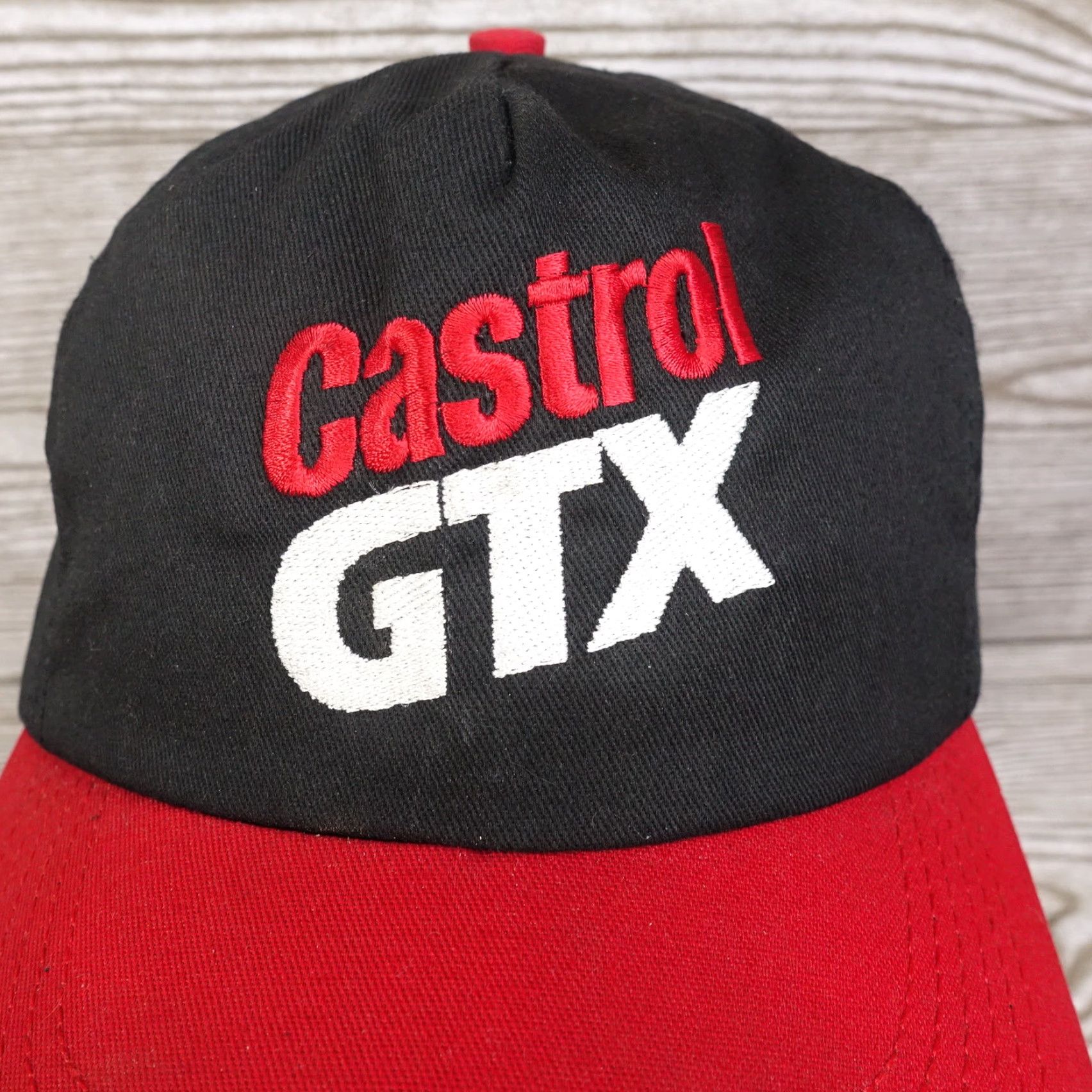 Vintage VINTAGE CASTROL GTX AUTO CAR BASEBALL CAP UNISEX ADJUSTABLE BLACK USA MADE Size ONE SIZE - 2 Thumbnail
