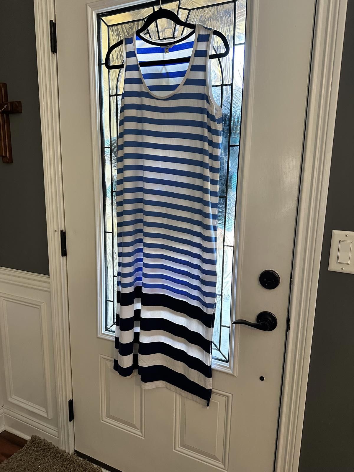 Vineyard Vines Vineyard Vines Striped Maxi Dress - Size L Size L / US 10 / IT 46 - 5 Thumbnail