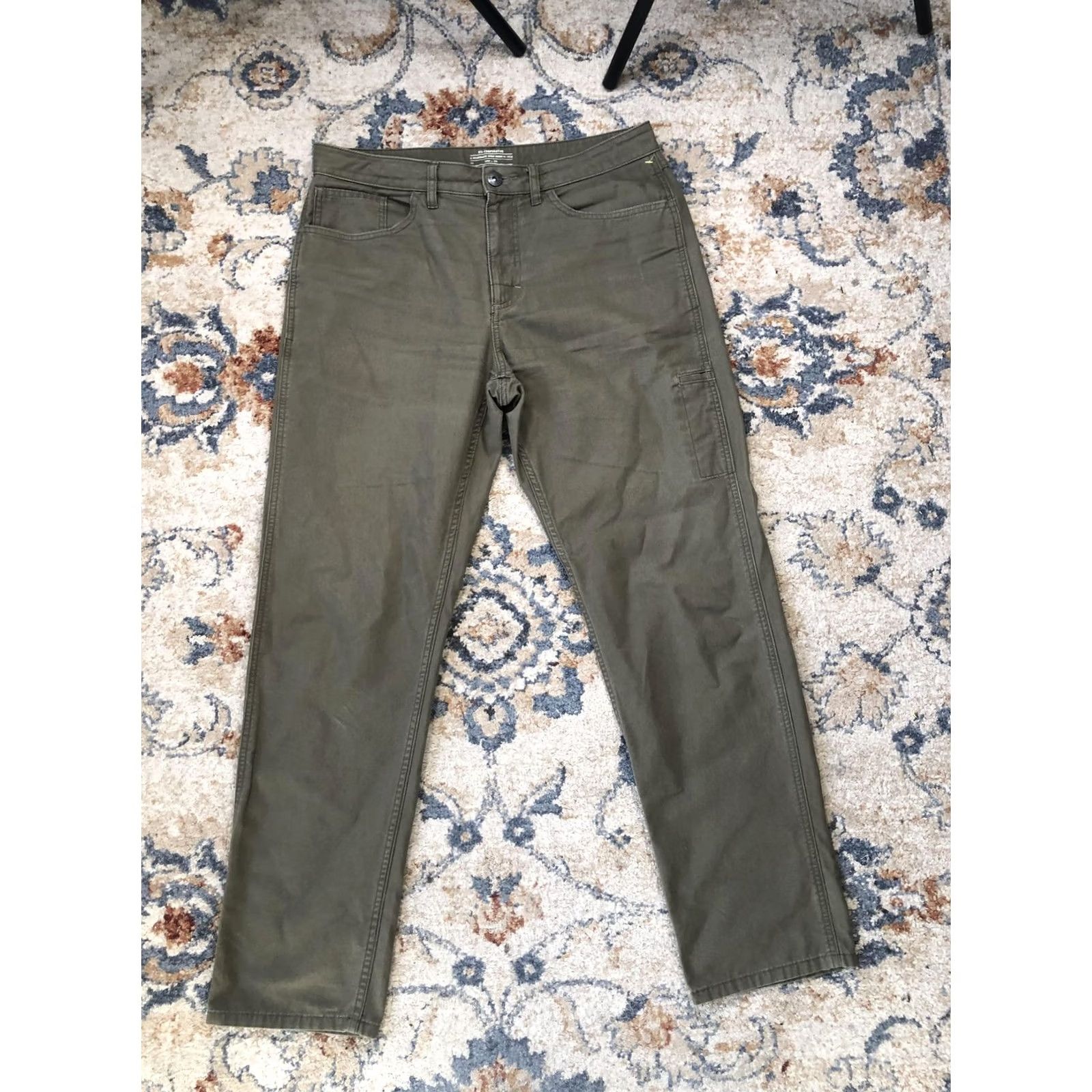 Vintage REI Co-op Pants Mens 34x30 Green Utility Work Straight Leg Outdoor Casual Hiking Size US 34 / EU 50 - 2 Thumbnail