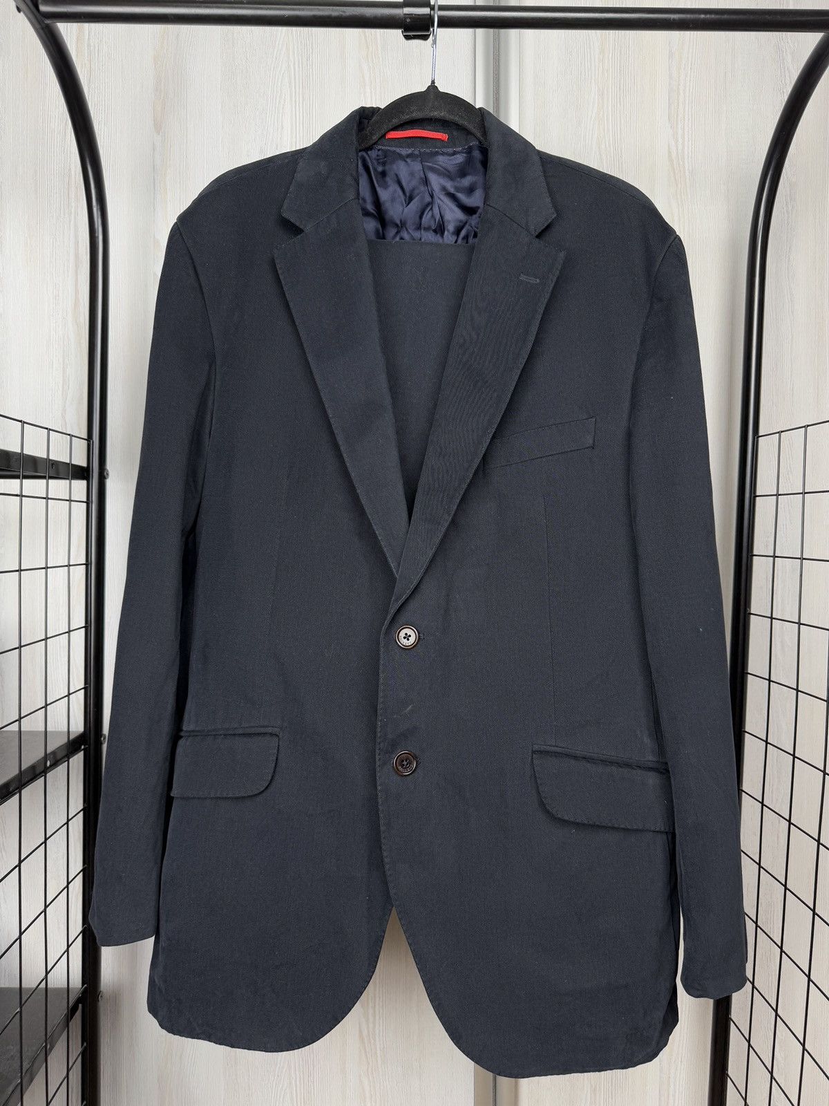 Hackett Hackett London Graphite Cotton 2 pieces suit Size 46R - 4 Thumbnail