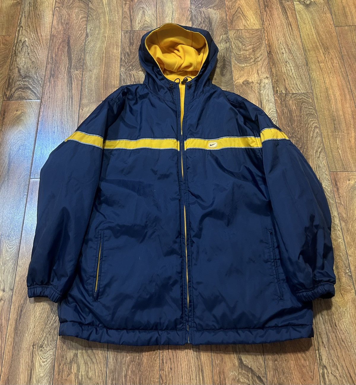 Nike Vintage Y2K Nike Reversible Jacket Blue / Yellow Size US XL / EU 56 / 4 - 3 Thumbnail