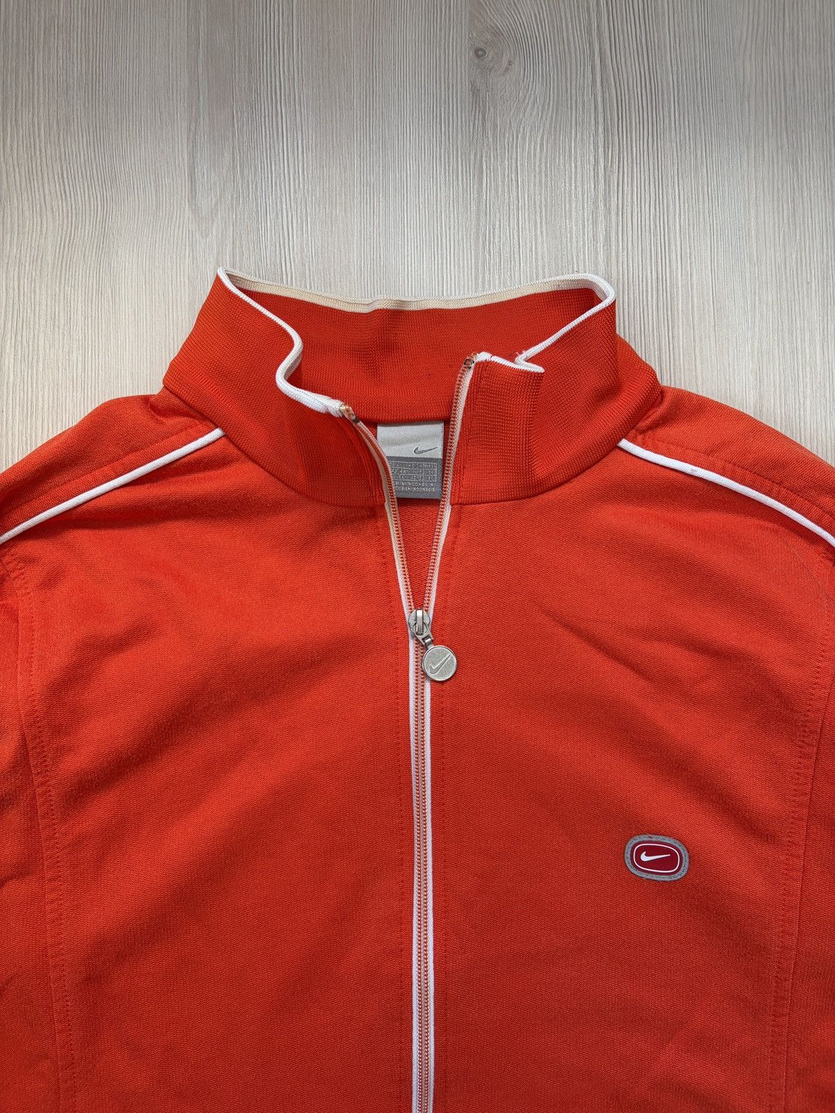 Nike Nike Vintage Cortez 02 Orange Zip Tracking Jacket Size US L / EU 52-54 / 3 - 2 Thumbnail