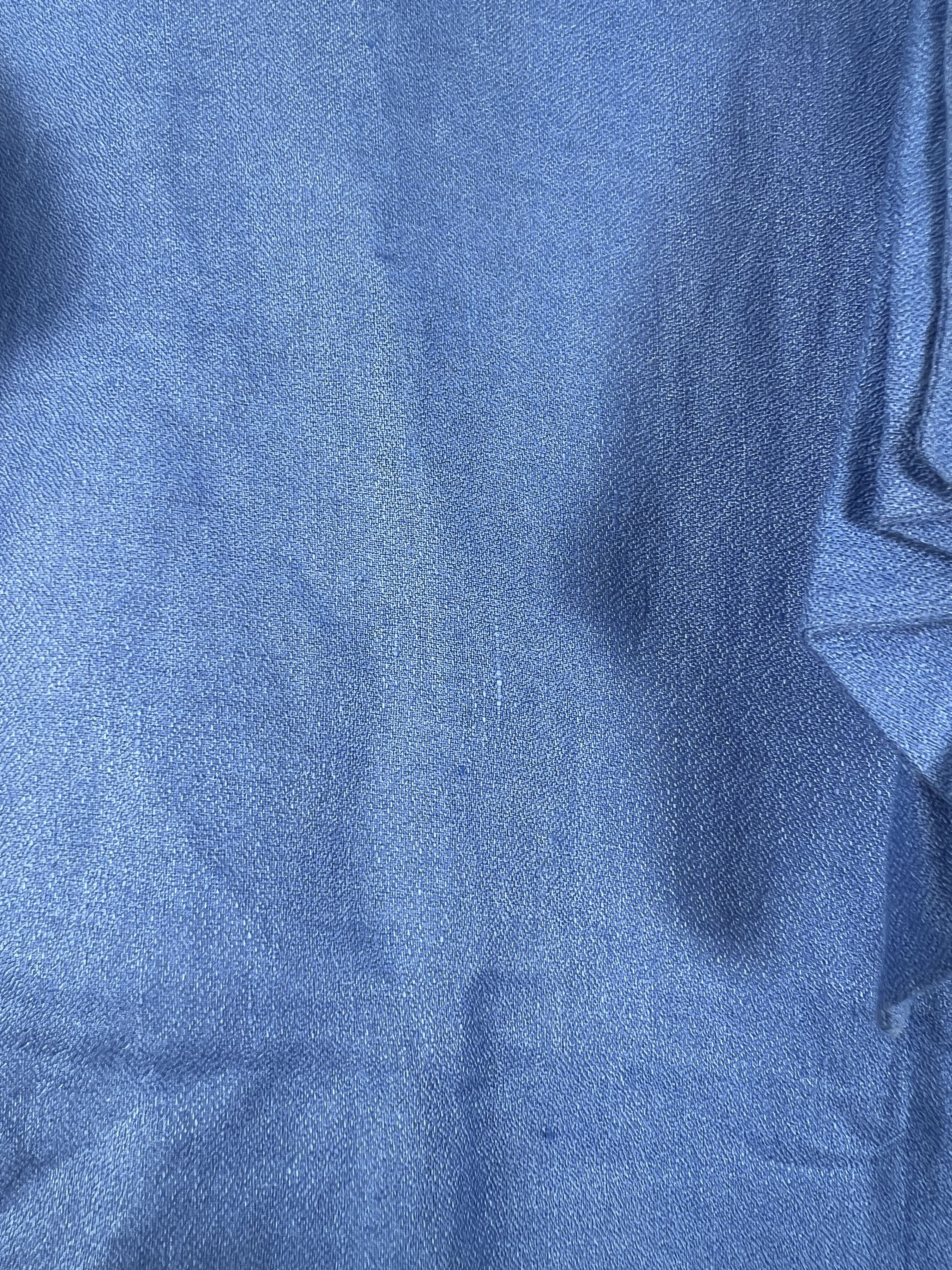 Hermes Vintage HERMÈS Tie-Neck Linen Shirt (38) GTMP225 Size S / US 4 / IT 40 - 10 Thumbnail