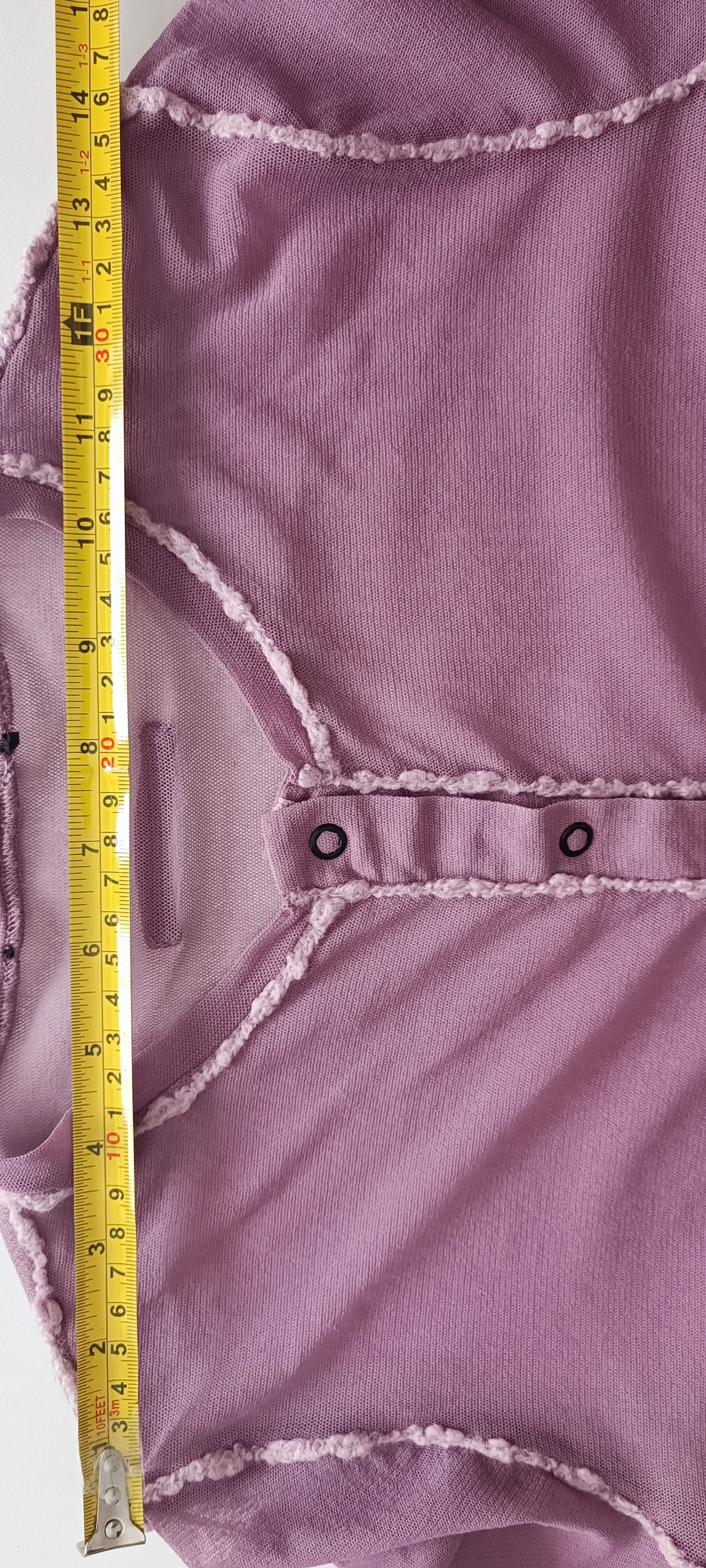 Jean Paul Gaultier 90's - Twinset - Lilac mesh tank top and jacket Size S / US 4 / IT 40 - 24 Thumbnail