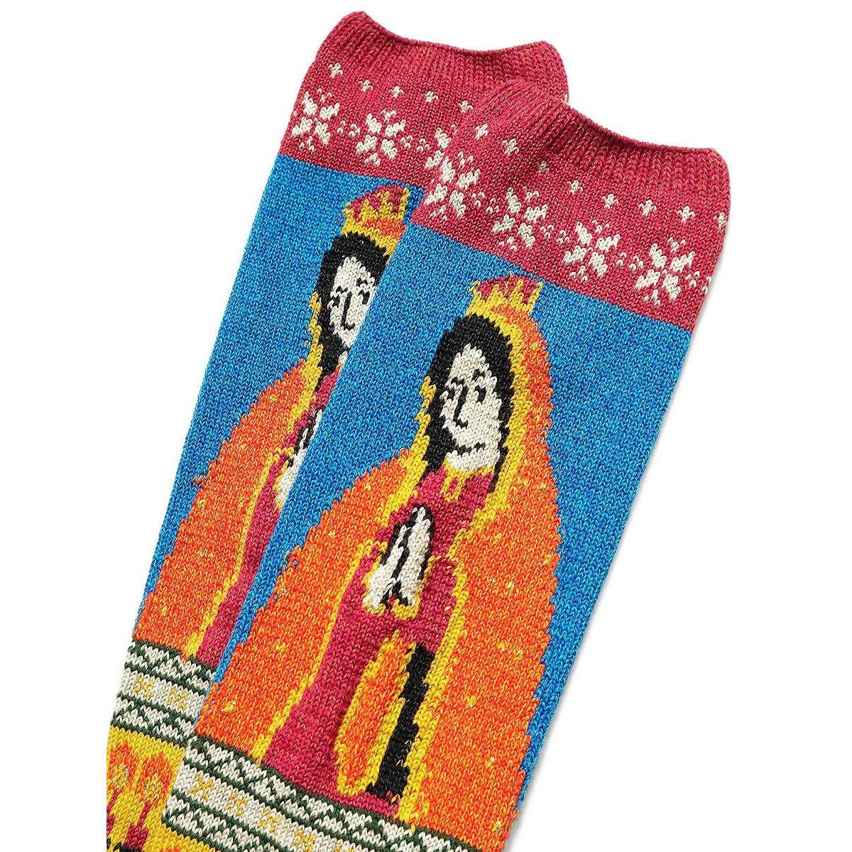 Kapital Kapital 96 Mary Pattern Socks (Short) Size ONE SIZE - 5 Thumbnail