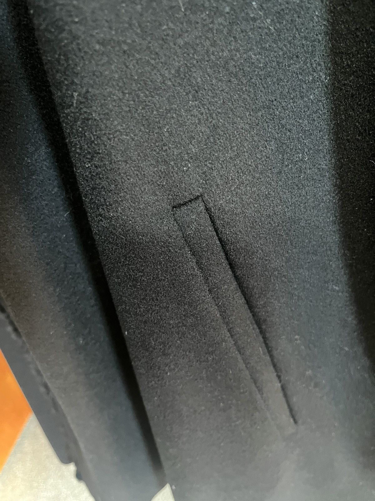 Other Eskandar Wool Cashmere Silk Leather Asmetrical Coat Size ONE SIZE - 3 Thumbnail