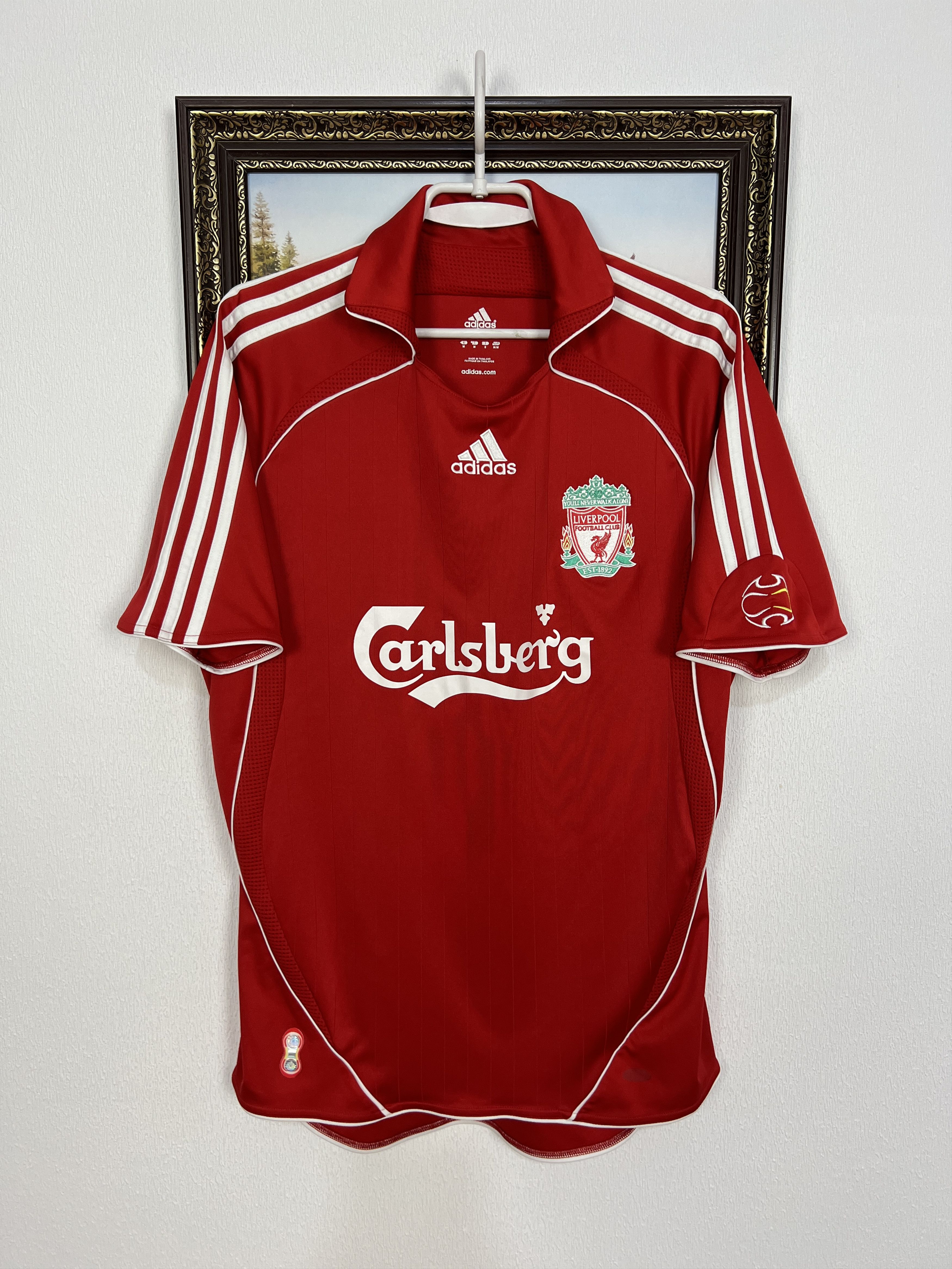 Adidas Liverpool Home football shirt 2006 Soccer Jersey Trikot Size US M / EU 48-50 / 2 - 1 Thumbnail