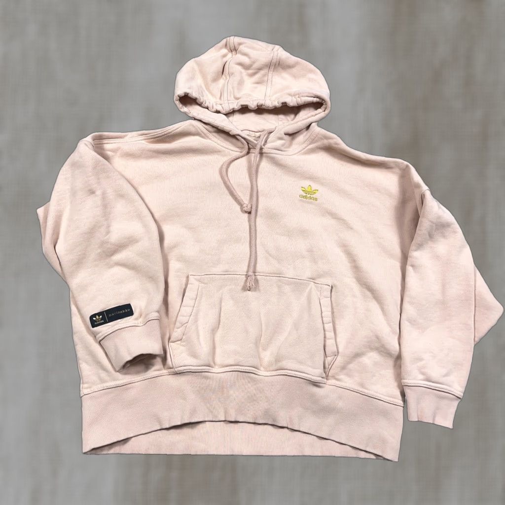 Adidas Adidas Marimekko Hoodie Women XS Pink Logo Hooded Pullover Sweatshirt Sweatshirt Oversized Pullover Hoodie Women XS Pink Adidas Marimekko Size XS / US 0-2 / IT 36-38 - 1 Thumbnail